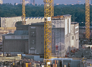 1997. Baustellenlandschaft Potsdamer Platz